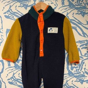 12 Month Tiny Cottons Sherpa Onepiece